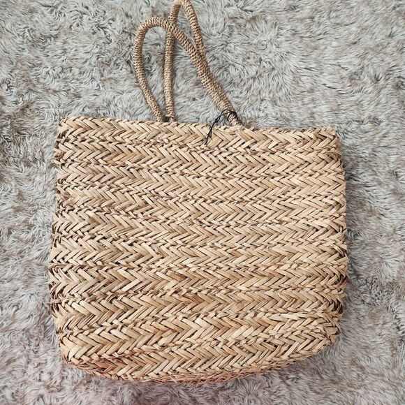 Hat‎ Attack The Beach Bag Straw Tote Bag - Picture 4 of 11